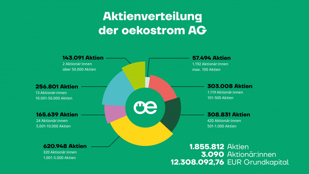 oekostrom AG-Aktienverteilung